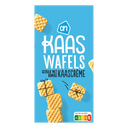 Cheese waffles with cheese cream