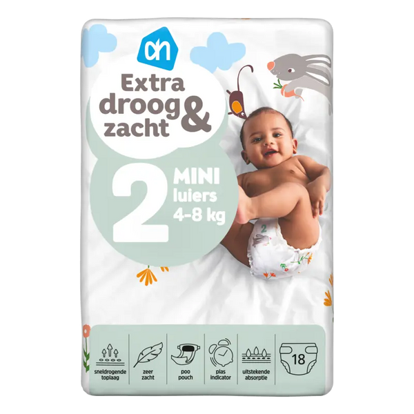 Extra trockene und weiche Windeln Größe 2