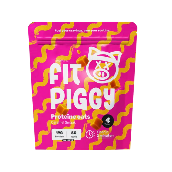Fit Piggy Protein oats salted caramel