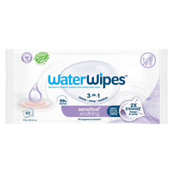 WaterWipes beruhigende Reinigungstücher