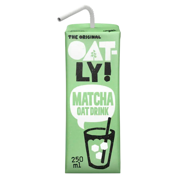 Oatly! Matcha oat drink