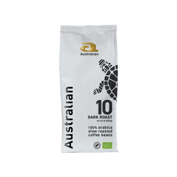Australian Organic dark roast coffee beans