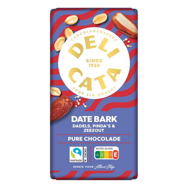 Delicata Date Bark Dark Chocolate Bar
