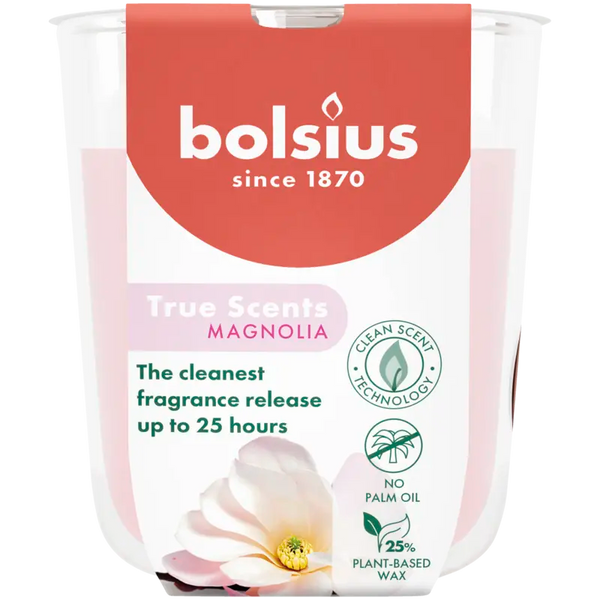 Bolsius True scents geurglas magnolia 8cm