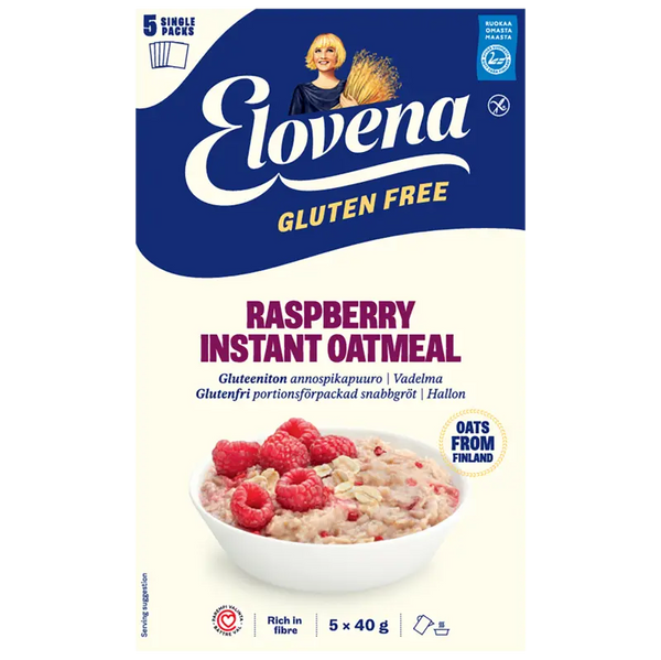 Elovena Instant-Haferbrei Himbeere glutenfrei