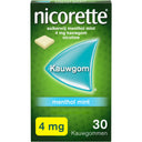 Nicorette Menthol mint kauwgom 4mg