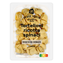 Fresh green tortelloni with ricotta and spinach