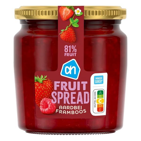 Strawberry raspberry fruit jam
