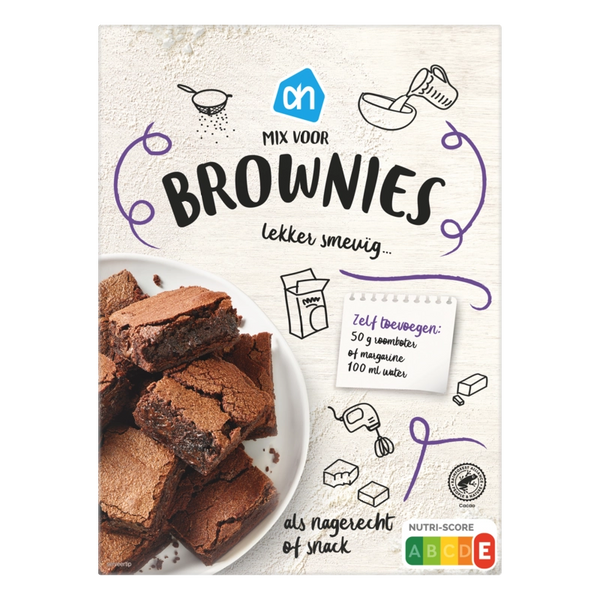 Mix for chocolate cake squares