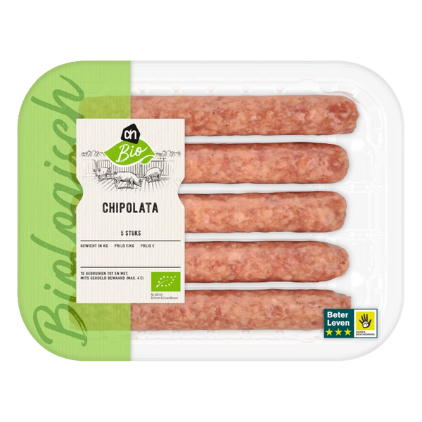 Biologisch Varkenschipolata