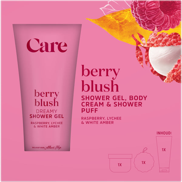 Care Berry blush shower gel giftset