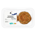 Crispy salmon burger