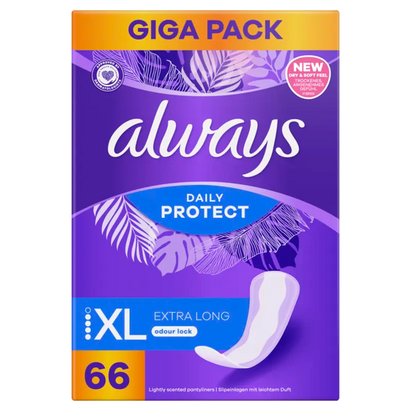 Always Protect extra long panty liner