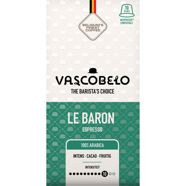 Vascobelo Le baron espresso capsules