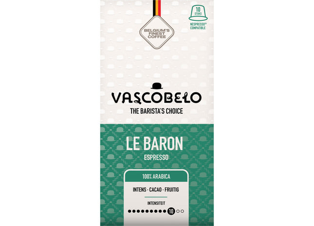 Vascobelo Le baron espresso capsules