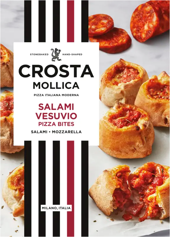 Crosta & Mollica Pizza bites salami vesuvio
