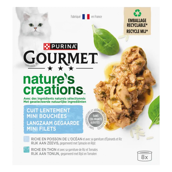 Gourmet Nature's creations met zeevis & tonijn