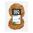 Pre-cooked BBQ hamburger