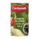 Carbonell Zwarte olijven zonder pit