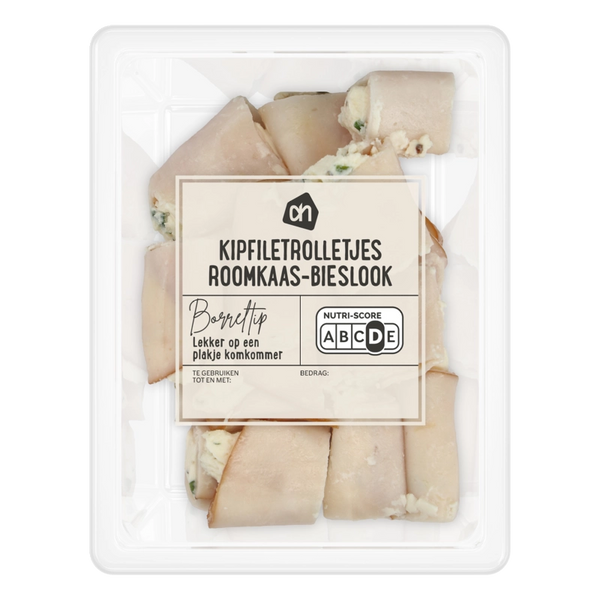 Chicken fillet rolls cream cheese-chive