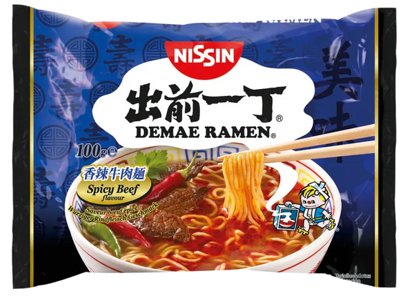 Nissin Demae beef noodle soup