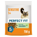 Perfect fit Kattenbrokken sensitive 1+ kalkoen