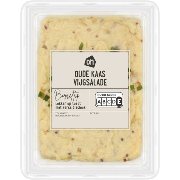 Oude kaas & vijg salade