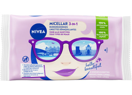 NIVEA Micellar 3-in-1 reinigingsdoekjes