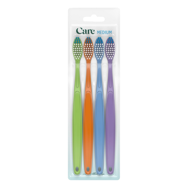 Care Toothbrushes medium 4 pack