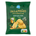 Robust cheese-flavoured jalapeño chips