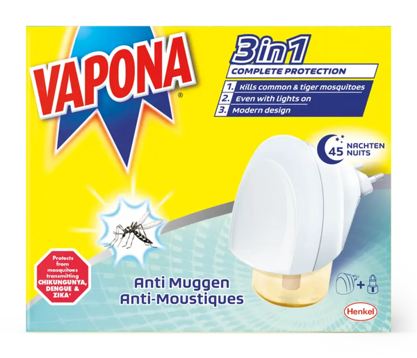 Vapona Anti-Mücken Gerät Liquid 45 Nächte