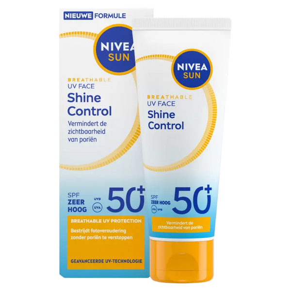 NIVEA Sun uv face shine control spf50