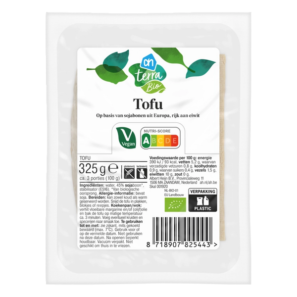 Terra Plantaardige biologische tofu naturel