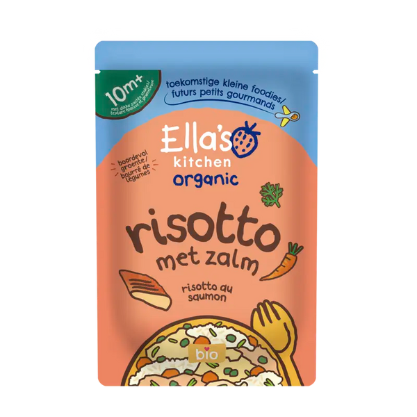 Ella's kitchen Risotto met zalm 10m+