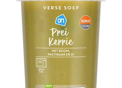 Verse soep prei kerrie