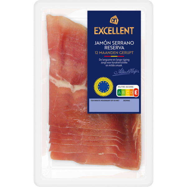 Excellent Jamón serrano reserva