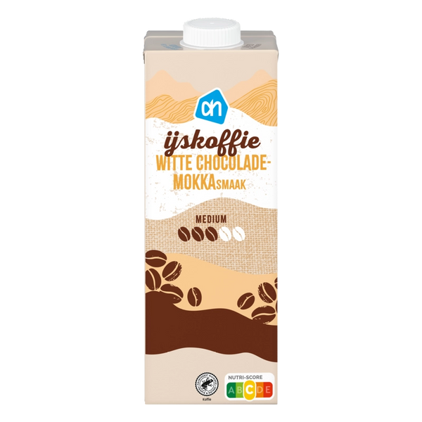 Eiskaffee Geschmack weiße Schokolade Mokka