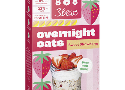 3Bears Overnight oats sweet strawberry