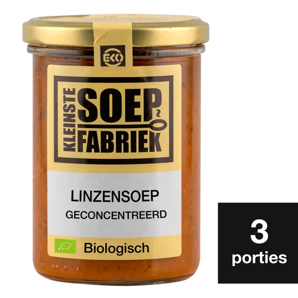 Kleinste Suppenfabrik Linsensuppe biologisch