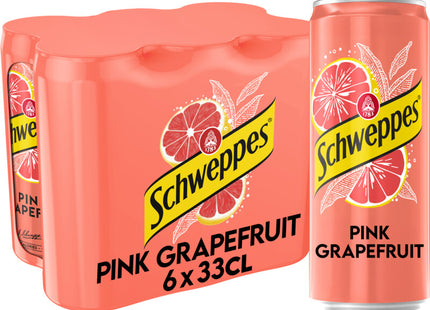 Schweppes Pink grapefruit 6-pack