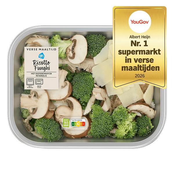 Fresh meal risotto funghi