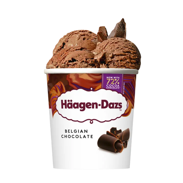 Häagen-Dazs Belgian chocolate ice cream