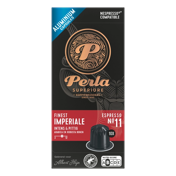 Perla Superiore Italian roast palermo espresso capsules