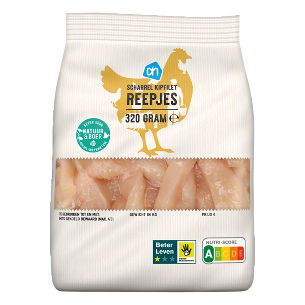 Free-range chicken breast strips