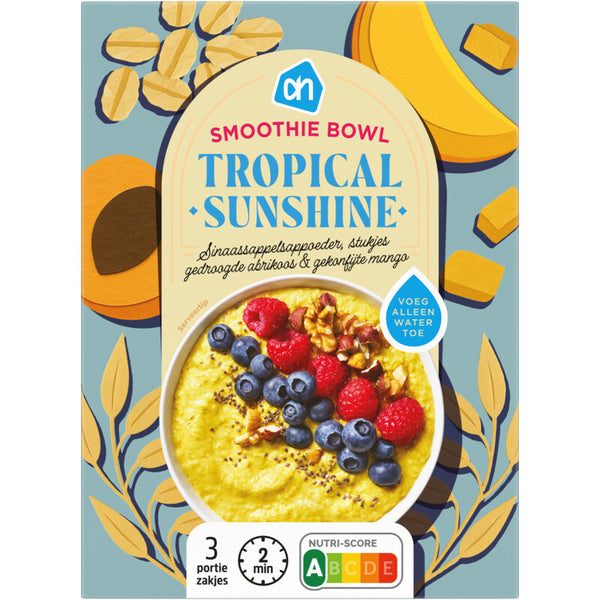 Smoothie bowl tropical sunshine