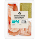Cocktailgarnalen knoflooksaus