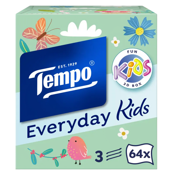 Tempo Tissues Everyday Kids 3-lagig
