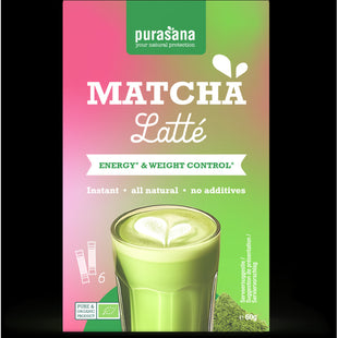 Purasana Matcha latté oploskoffie