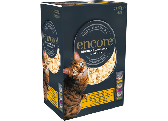 Encore Chicken selection in broth