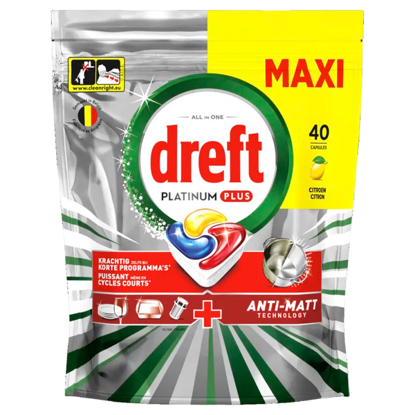 Dreft Platinum Plus Geschirrspültabs Zitrone